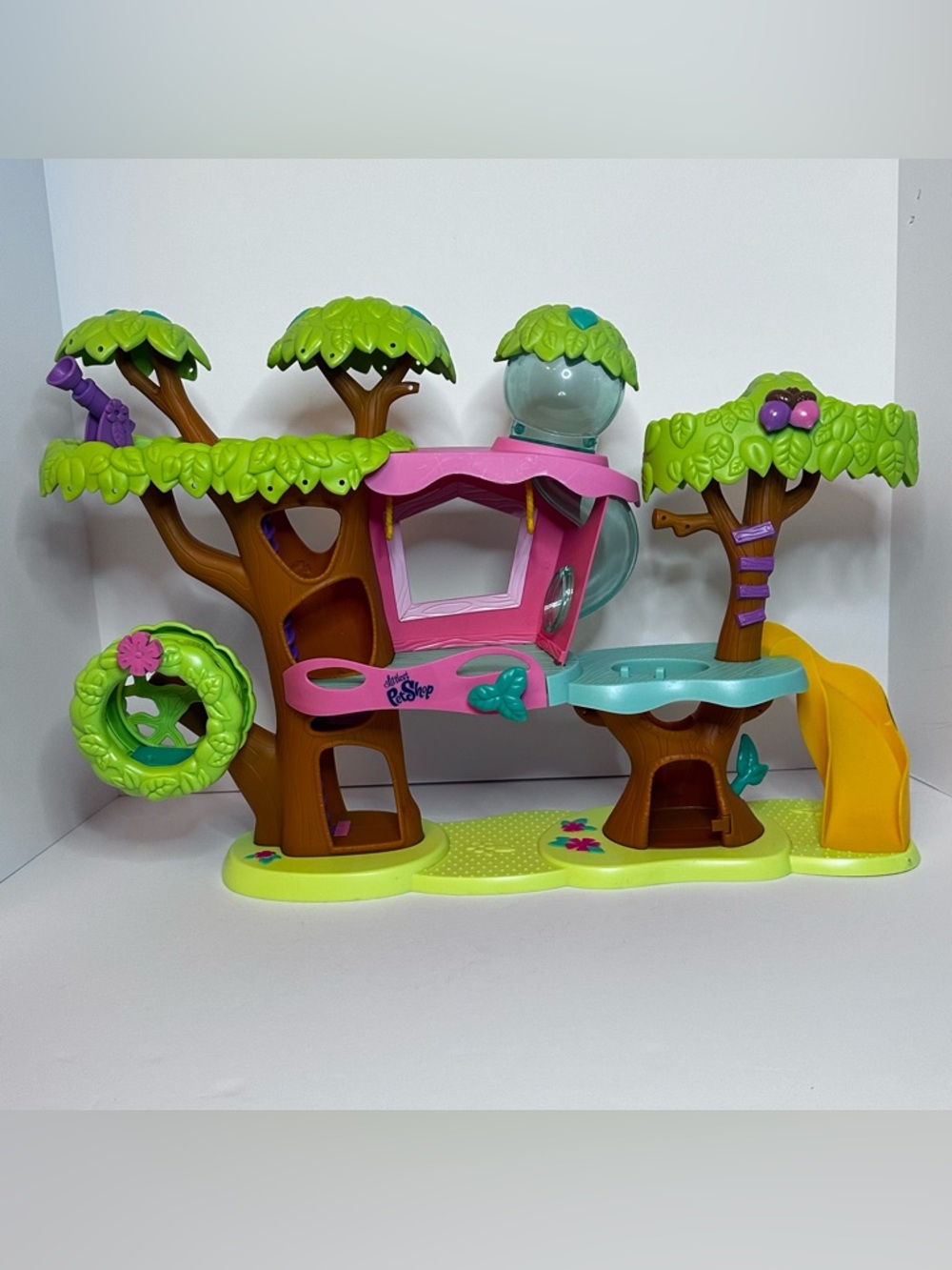 Littlest Pet Shop Magic Motion Tree House Playset Pet Toys Hasbro LPS Incomplete
